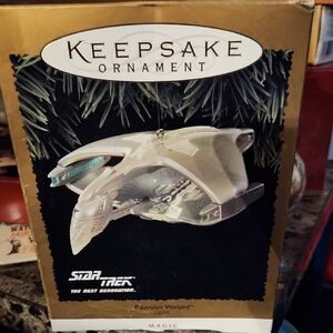 Hallmark Keepsake Star Trek Romulan Warbird Ornament - Silver